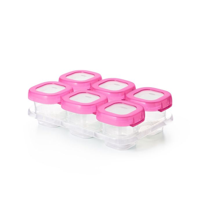 OXO Tot Baby Blocks Freezer Storage Containers, 2 Oz. - ANB Baby -airtight safe baby food containers