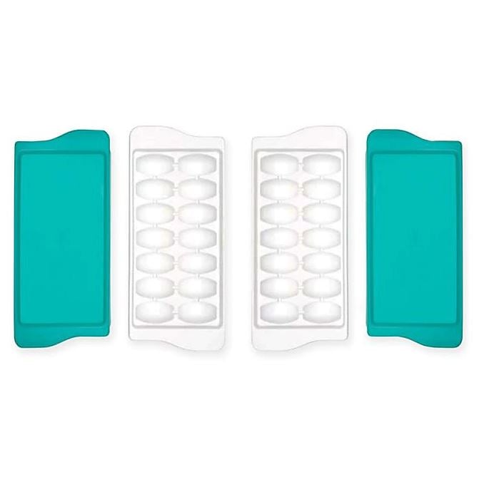 OXO Tot Baby Food Freezer Tray, 2 Pack, Teal - ANB Baby -baby food freezer trays