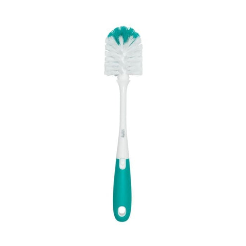 OXO Tot Bottle Brush With Bristled Cleaner, Teal - ANB Baby -breast pump parts cleaner