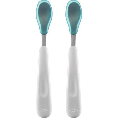 OXO TOT Feeding Spoon Set with Soft Silicone, -- ANB Baby