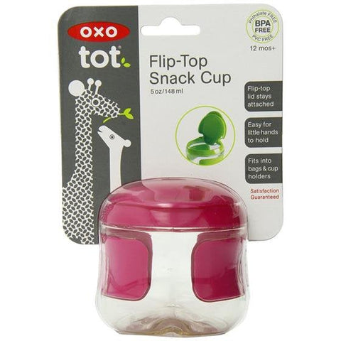 OXO Tot Flip-Top Snack Cup, -- ANB Baby
