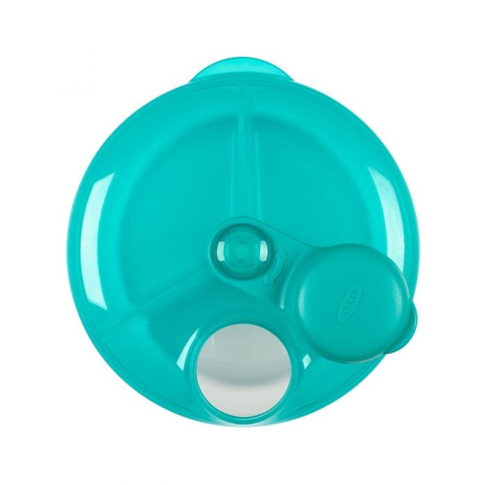 OXO TOT No-Spill Formula Dispenser with Swivel Lid - Teal - ANB Baby -Best Formula Dispenser