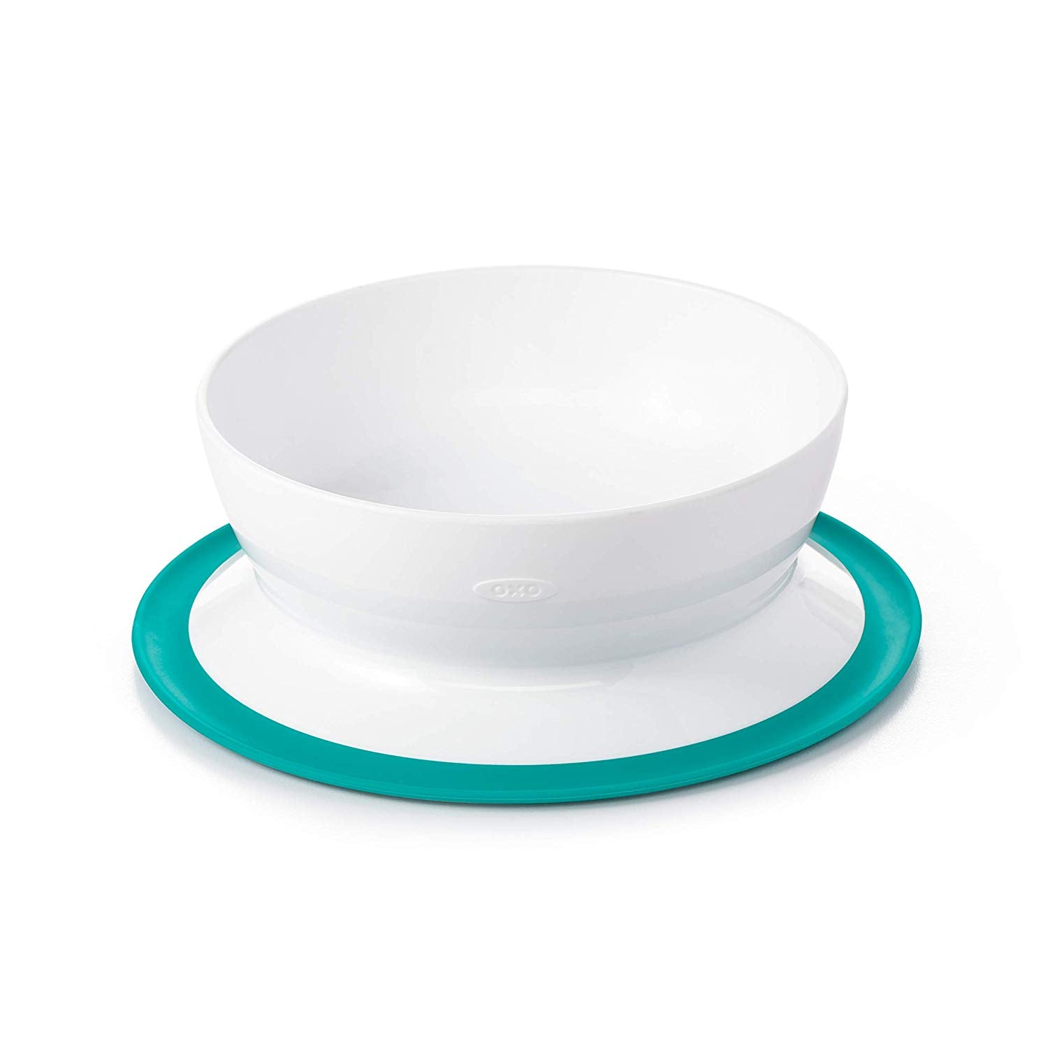 OXO TOT Stick and Stay Suction Plate, Suction Divided Plate, Suction Bowl - ANB Baby -Blue