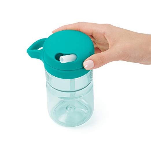 OXO TOT Twist Lid Water Bottle for Big Kids - 12 Ounce, -- ANB Baby