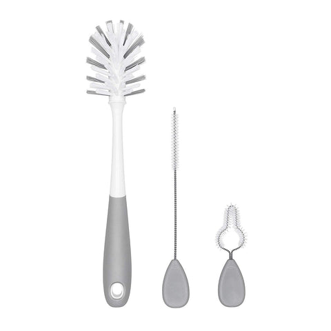 OXO TOT Water Bottle And Straw Cup Cleaning Set With Stand - Gray - ANB Baby -Bottle Cleaners