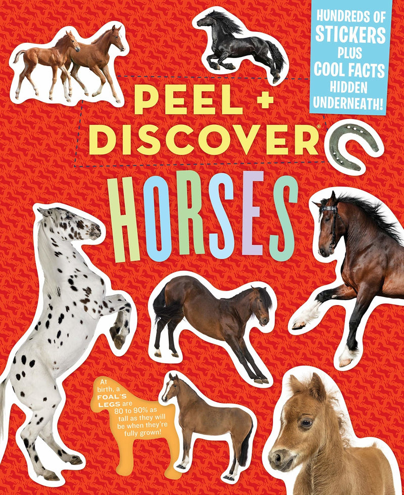Peel + Discover: Horses Paperback, -- ANB Baby