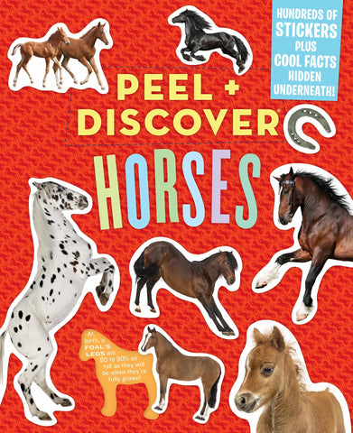 Peel + Discover: Horses Paperback - ANB Baby -Arts & Crafts
