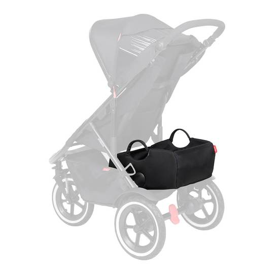 Phil & Teds Tote Inline Storage for Stroller, Black, -- ANB Baby