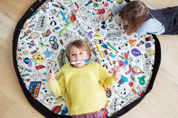 Play And Go Color Your Storage Bag - ANB Baby -activity map