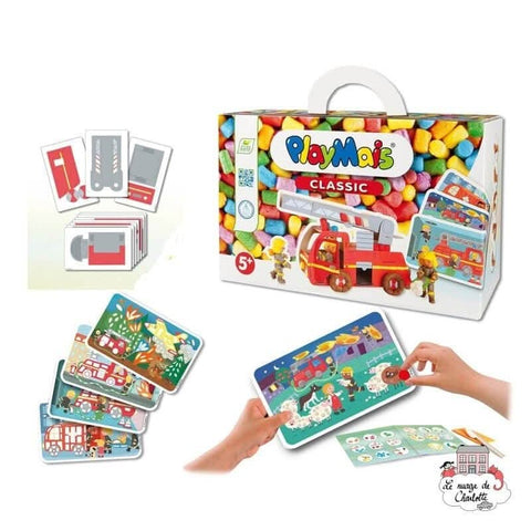 PLAYMAIS Classic Fire Truck - ANB Baby -activity set