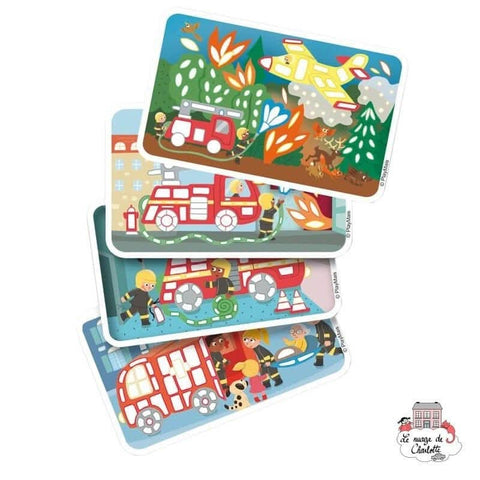 PLAYMAIS Classic Fire Truck - ANB Baby -activity set