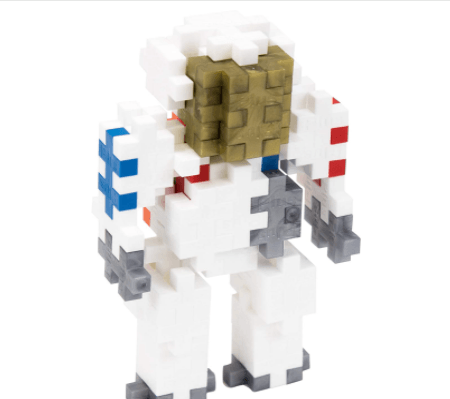Plus-Plus Astronaut Construction Building Mini Puzzle Blocks, 70 Pieces Tube - ANB Baby -5+ years