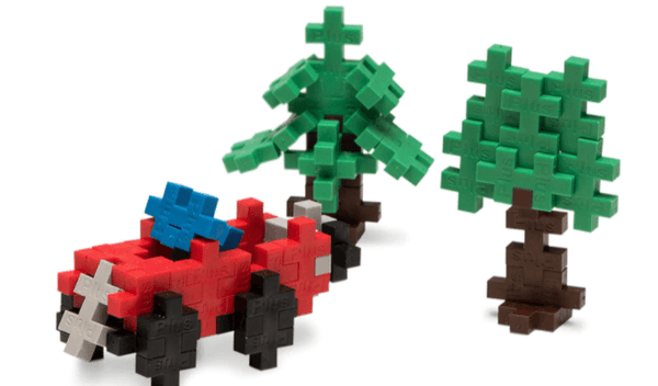 Plus-Plus Basic Color Mix Construction Building Mini Puzzle Blocks, 70 Pieces Tube