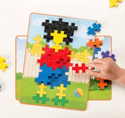 Plus-Plus Big Picture Basic Color Mix Puzzles, Large - ANB Baby -large puzzle pieces