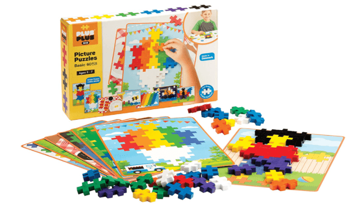 Plus-Plus Big Picture Basic Color Mix Puzzles, Large - ANB Baby -large puzzle pieces