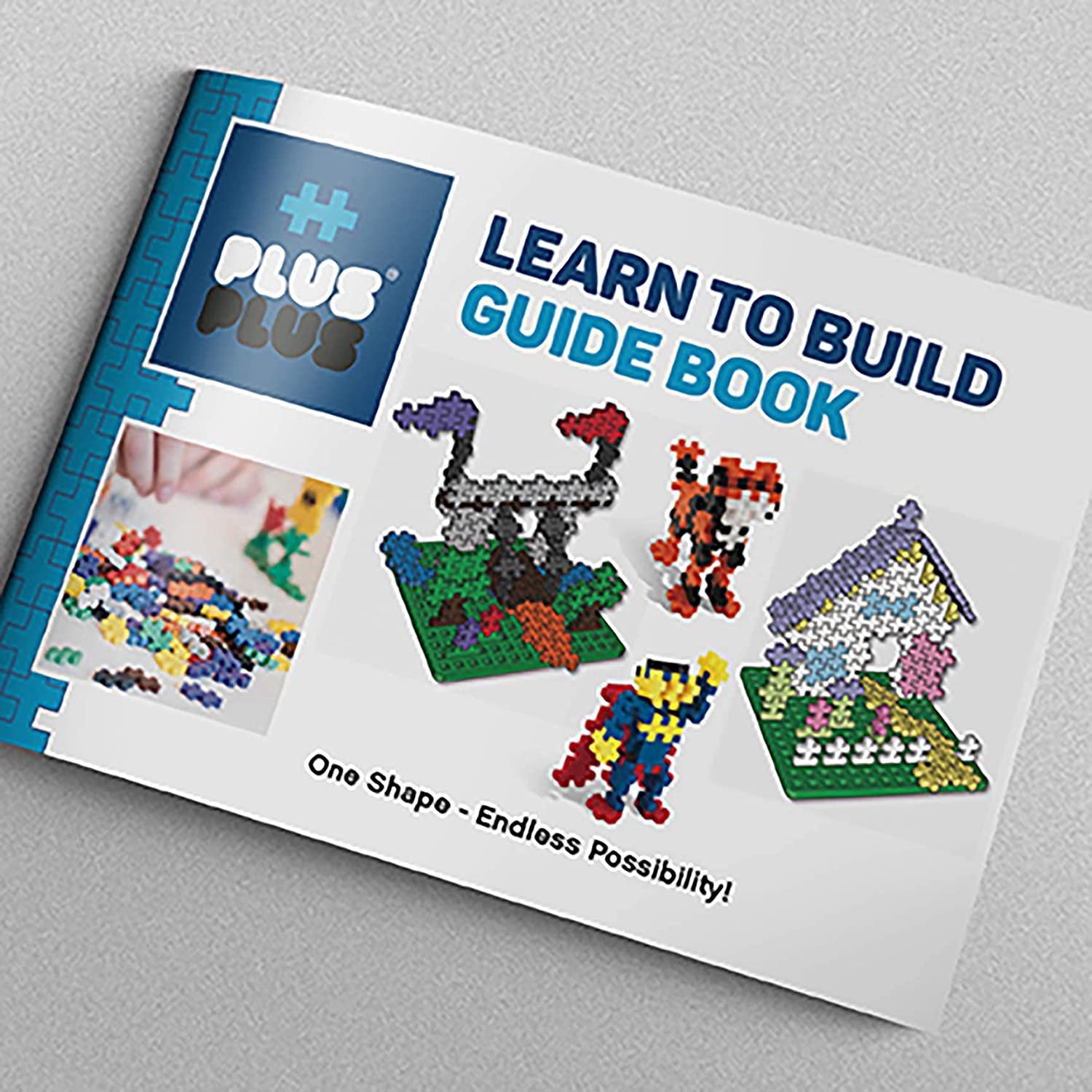 Plus-Plus Learn to Build Pastel Color Mix Puzzle Blocks, 400 Piece - ANB Baby -400 piece puzzle
