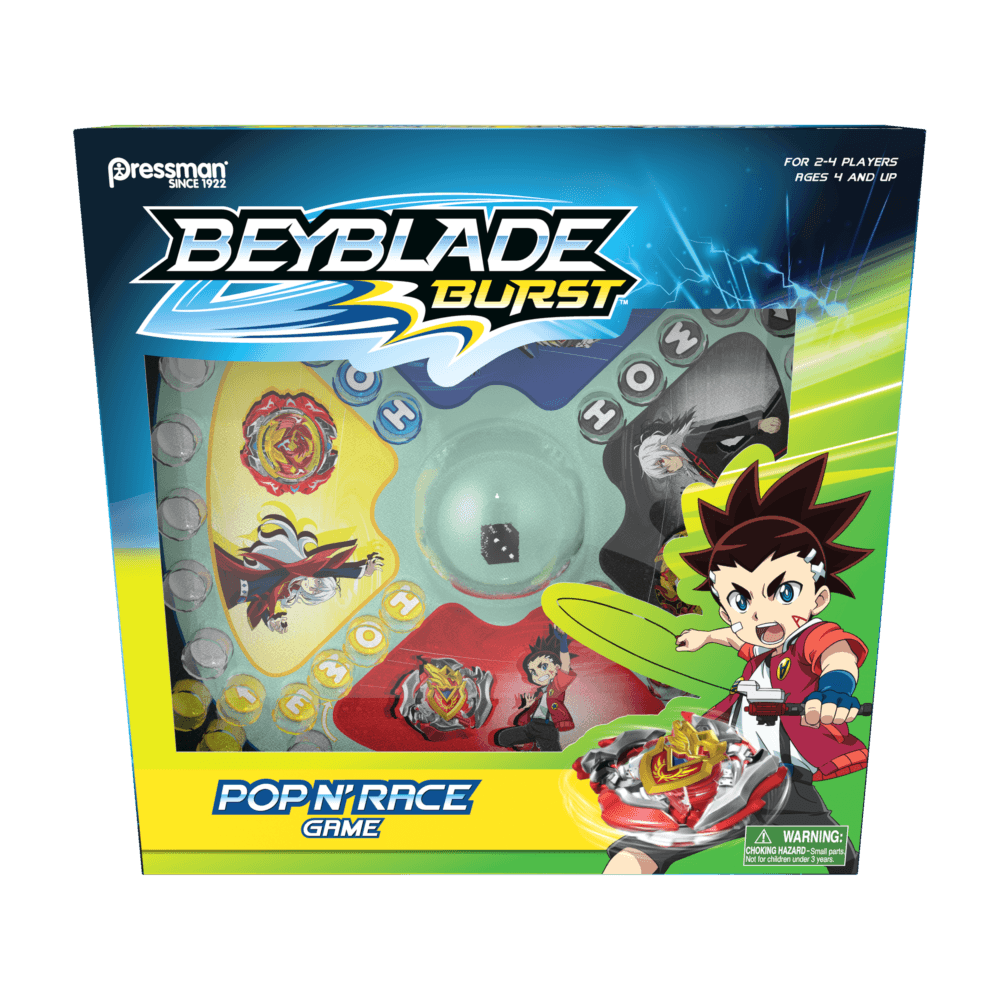 Pressman Toys Beyblade Burst Pop 'N' Race - ANB Baby -4+ years