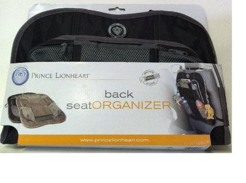 PRINCE LIONHEART Back Seat Organizer Black - ANB Baby -Back Seat Organizer