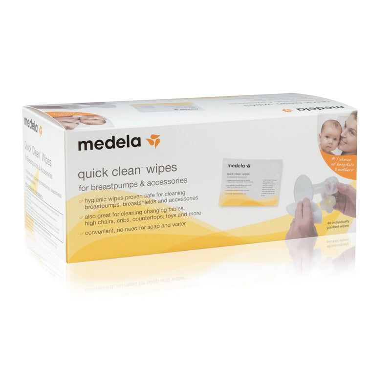 Medela Quick Clean™ Breast pump & Accessory Wipes - (Singles), -- ANB Baby