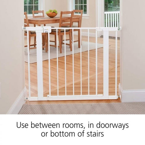Safety 1st Easy Install Metal Baby Gate with Pressure Mount Fastening , White - ANB Baby -$20 - $50