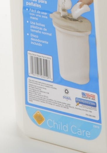 Safety 1st Easy Saver Diaper Pail, White - ANB Baby -child proofing