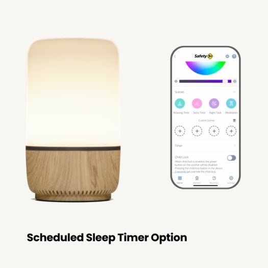 Safety 1st Smart Soother with Light and Sound, White / Wood - ANB Baby -884392948825$75 - $100