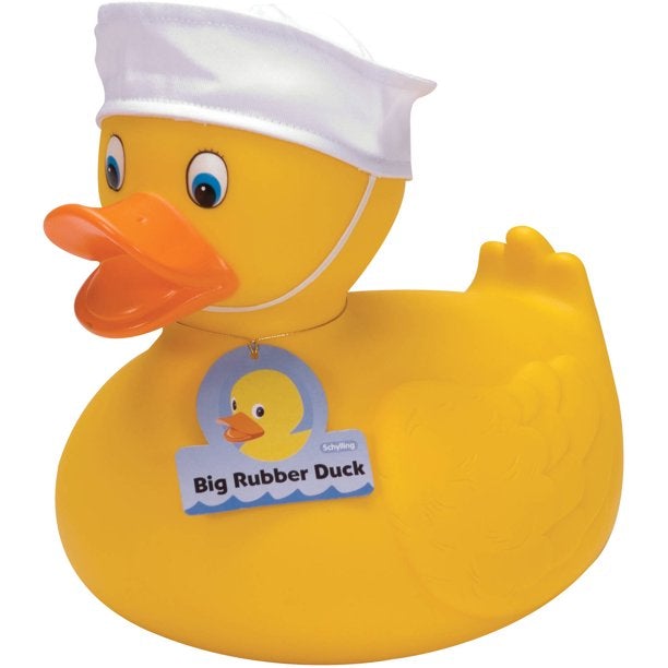 Schylling Large Rubber Duck Bath Toy, -- ANB Baby