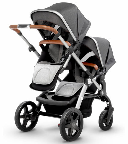 Silver Cross Wave Single Baby Stroller With Carry Cot 2018, Granite, -- ANB Baby