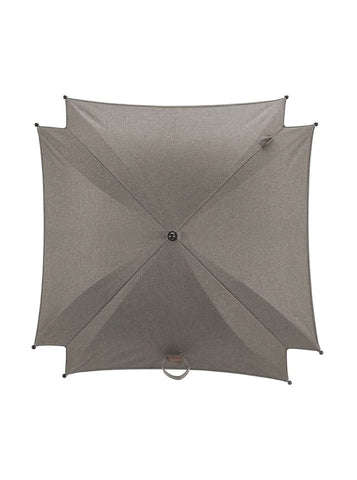 SILVER CROSS Wave Stroller Parasol - Sable on White Background Top View -- ANB BABY