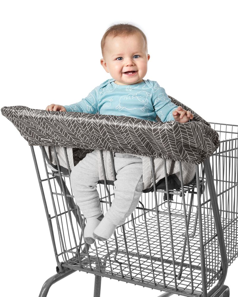 Skip Hop Shopping Cart and Highchair Cover, Grey Feather - ANB Baby -879674010826$20 - $50