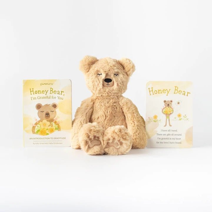 Slumberkins Honey Bear Kin, Gratitude, Honey - ANB Baby -$20 - $50