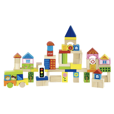 Small World Toys In The City Blocks 75 Pieces Set - ANB Baby -$20 - $50