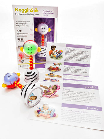 SmartNoggin NogginStik Developmental Light-Up Rattle - ANB Baby -development toy