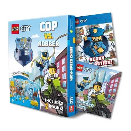 Sourcebooks Lego City Cop vs. Robber Hardcover - ANB Baby -Lego