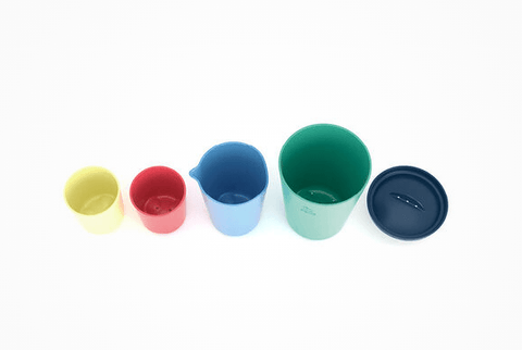 Stokke Flexi Bath Toy Cups, Multicolor - ANB Baby -bis-hidden