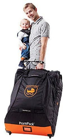 STOKKE® PramPack™ Transport Bag Orange / Black.