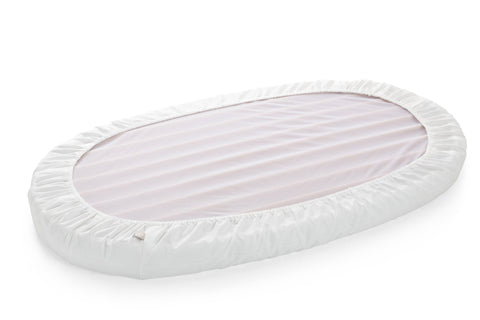 STOKKE® Sleepi™ Fitted Sheet - White - ANB Baby -Baby Bedding