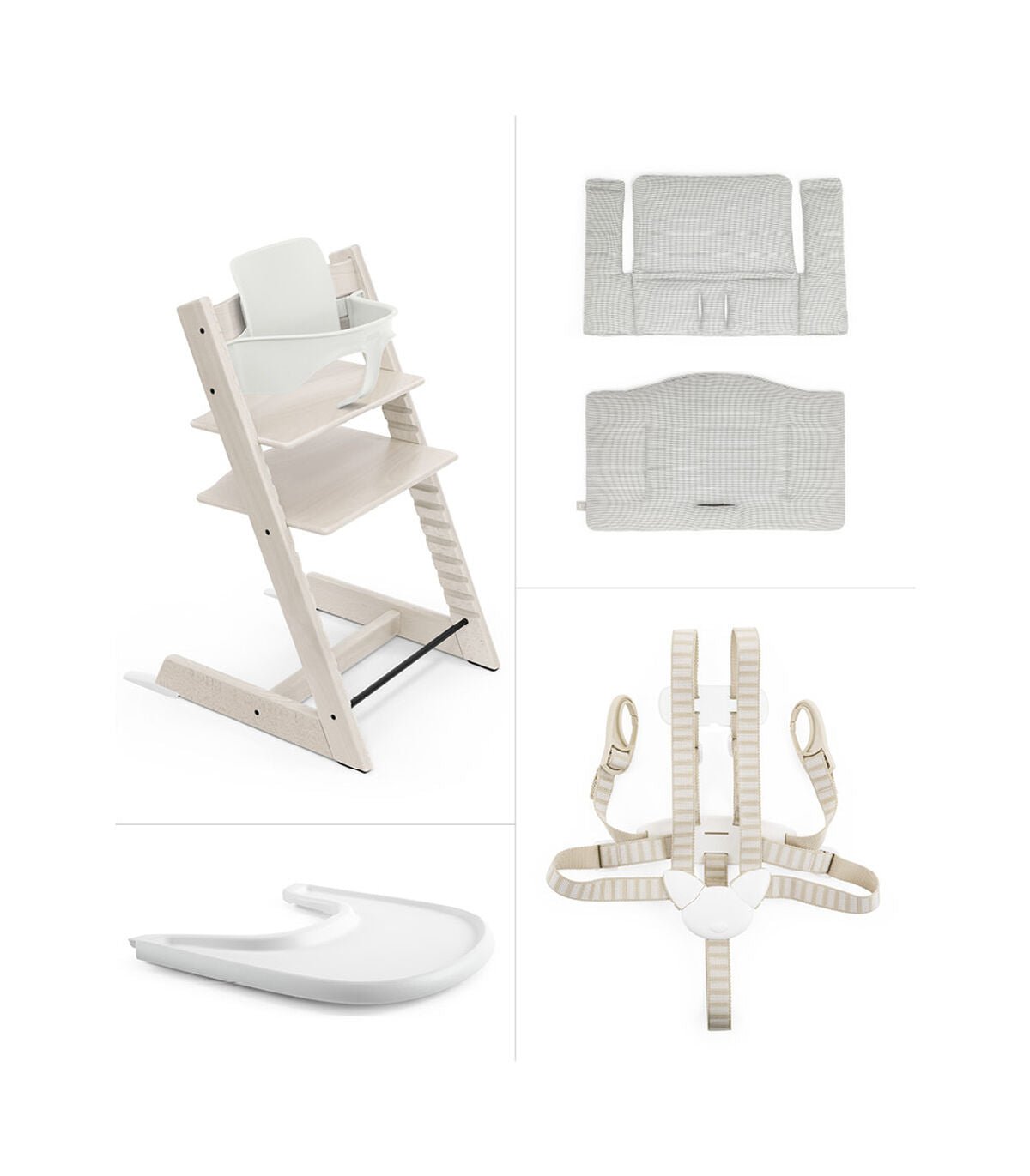 Stokke Tripp Trapp High Chair Complete With Cushion And Tray - ANB Baby -7040356389001$300 - $500