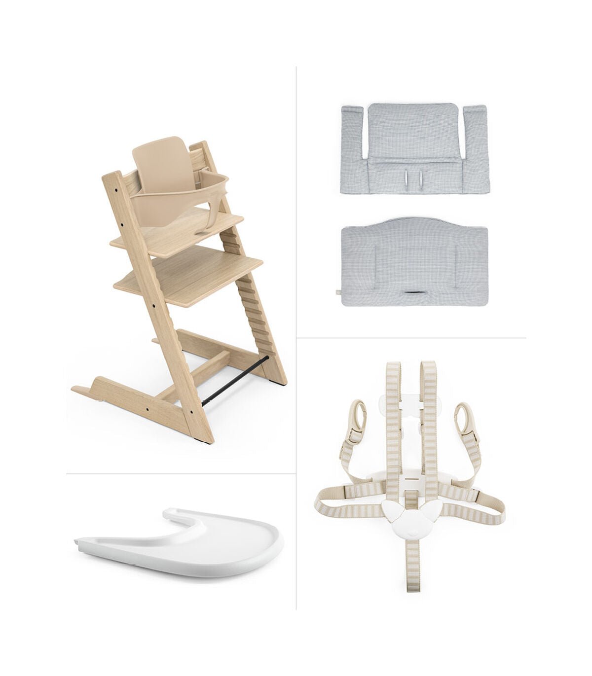 Stokke Tripp Trapp High Chair Complete With Cushion And Tray - ANB Baby -7040356390007$300 - $500