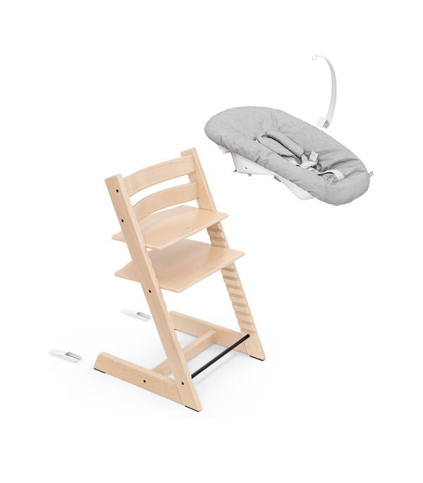 Stokke Tripp Trapp High Chair with Newborn Bundle Set, White - ANB Baby -7040356387007$300 - $500