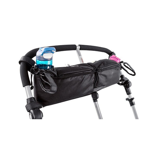 StrollAir Universal Twin/Double Stroller Organizer/Parent Console - Black/ Denim Slate - ANB Baby -$50 - $75