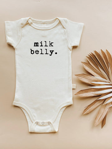 Tenth & Pine Milk Belly Organic Cotton Onesie, -- ANB Baby