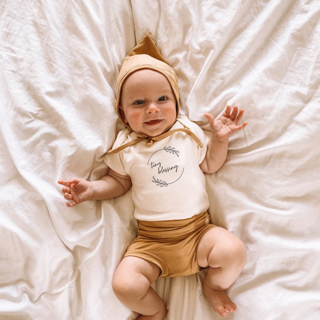 Tenth & Pine Tiny Blessing Organic Cotton Onesie, -- ANB Baby