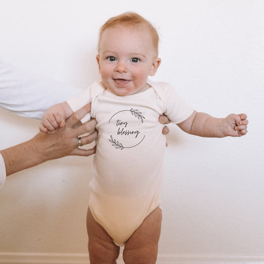 Tenth & Pine Tiny Blessing Organic Cotton Onesie, -- ANB Baby