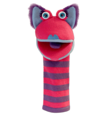 The Puppet Company Knitted Puppet, Kitty - ANB Baby -bis-hidden