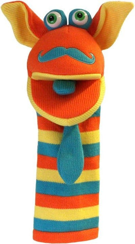 The Puppet Company Knitted Puppet, Mango - ANB Baby -Hand Puppet