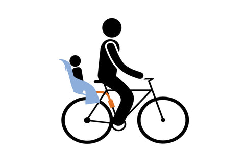 THULE RideAlong Child Bike Seat - Light Grey - ANB Baby -$100 - $300