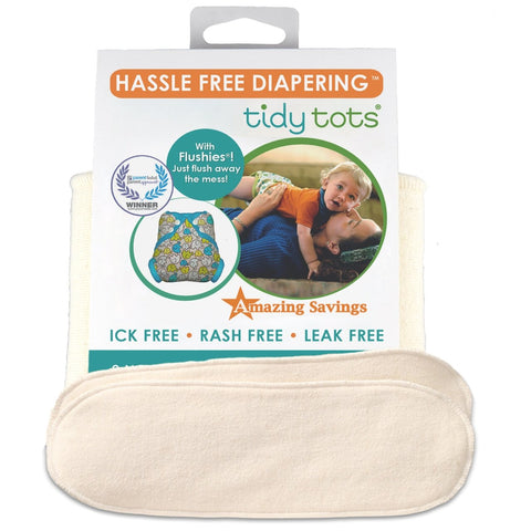 Tidy Tots One Size Booster Insert, Stay Dry - Pack of 2 - ANB Baby -cloth diaper inserts
