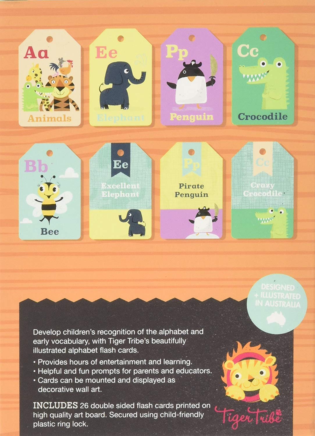 TIGER TRIBE Toys Flash Cards Animal ABC Learning Toy - ANB Baby -biz-hidden