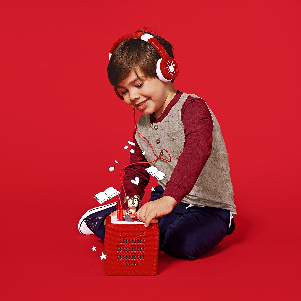 Buy Tonies Toniebox Playtime Puppy Starter Set with Foldable Headphones –  ANB Baby